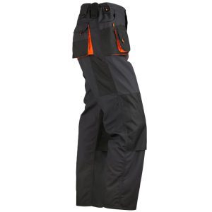 pantalon actium canvas hombregris naranjo