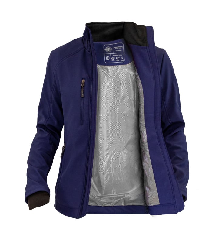 CHAQUETA SOFTSHELL RHELMU MUJER M/LARGA 100% POLY - Imagen 4