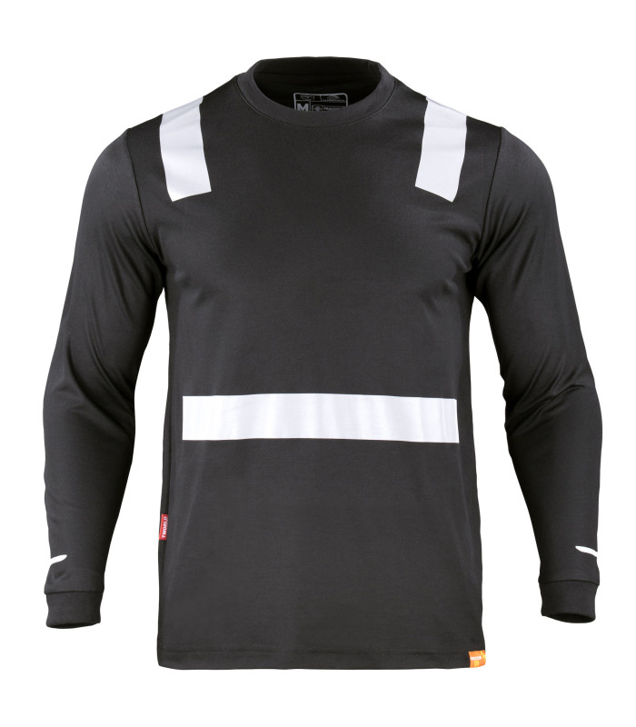 POLERA HIBRIDA C/REFLECTIVA M/LARGA - Imagen 4