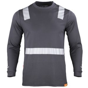POLERA HIBRIDA C/REFLECTIVA  M/LARGA