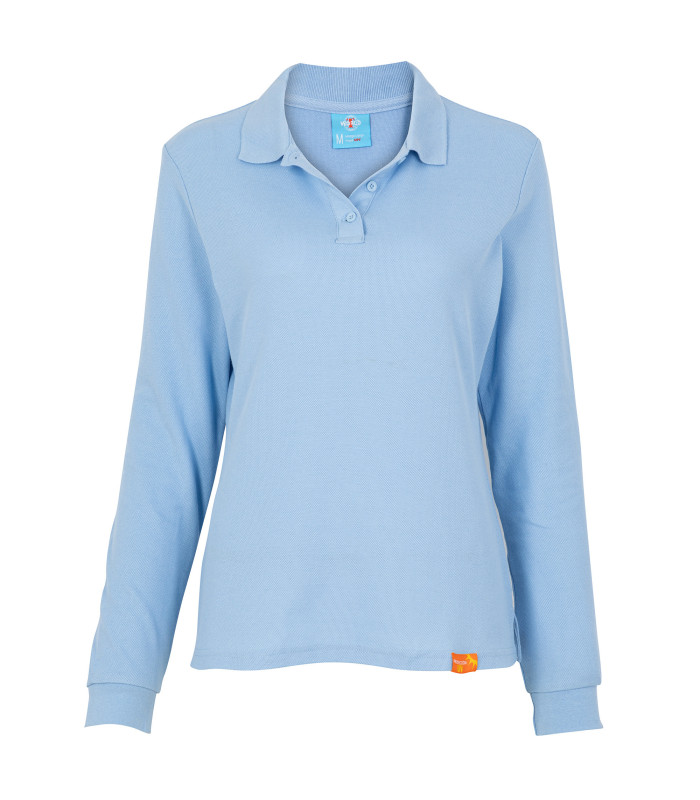 POLERA POLO M/L MUJER 80% ALG 20% POLY - Imagen 6
