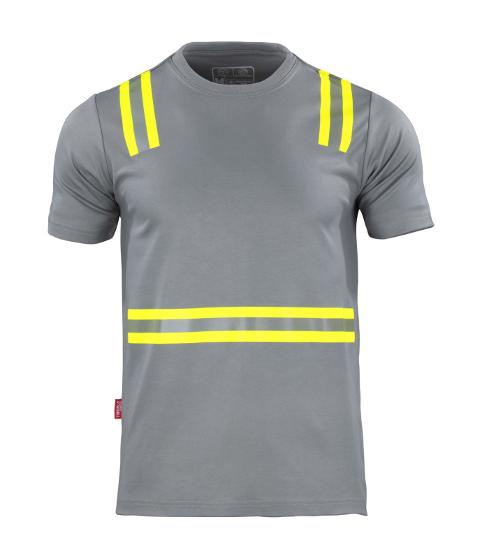 POLERA HIBRIDA DUAL HI VIS HOMBRE M/CORTA - Imagen 2