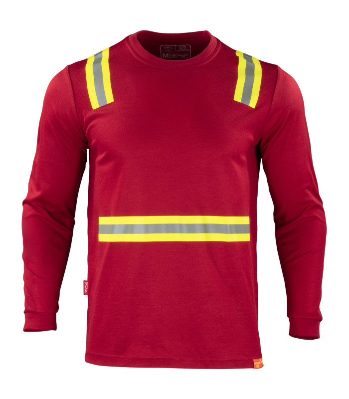 POLERA HIBRIDA DUAL HI VIS HOMBRE M/LARGA - Imagen 3